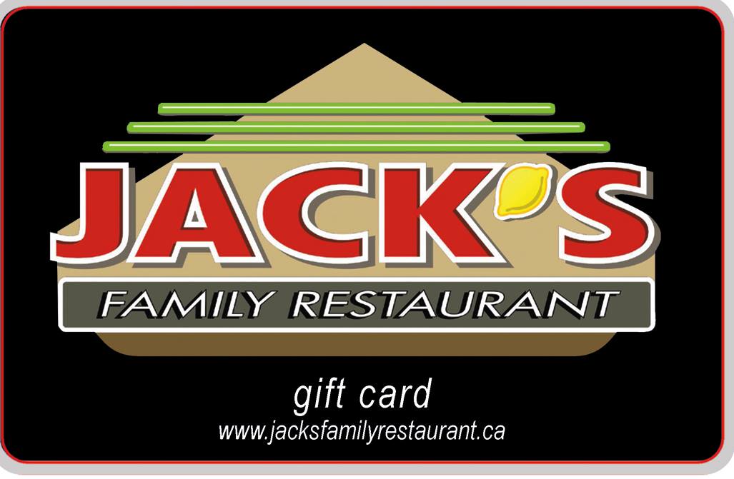 Jack's family restaurant gift card