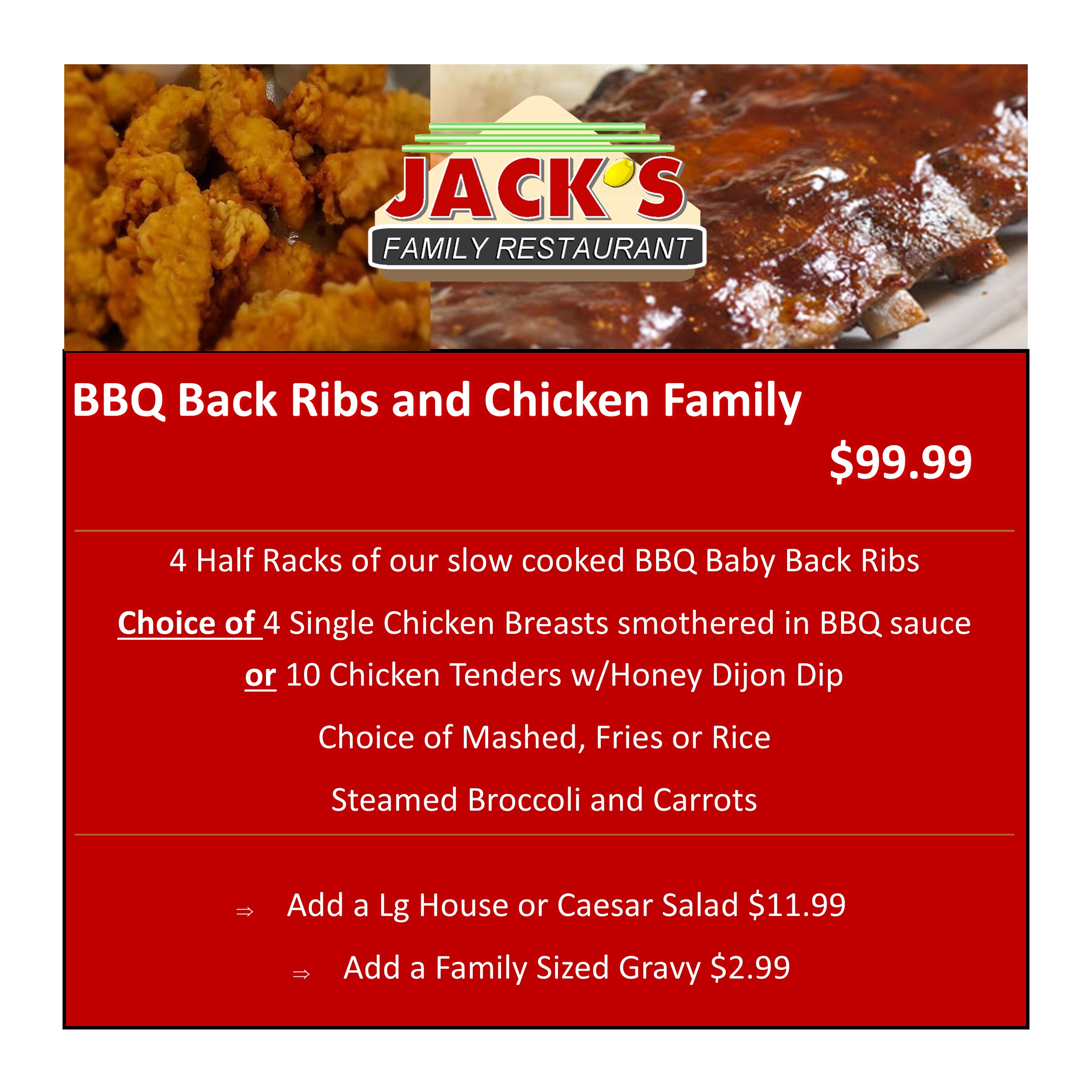 ribs and chk family