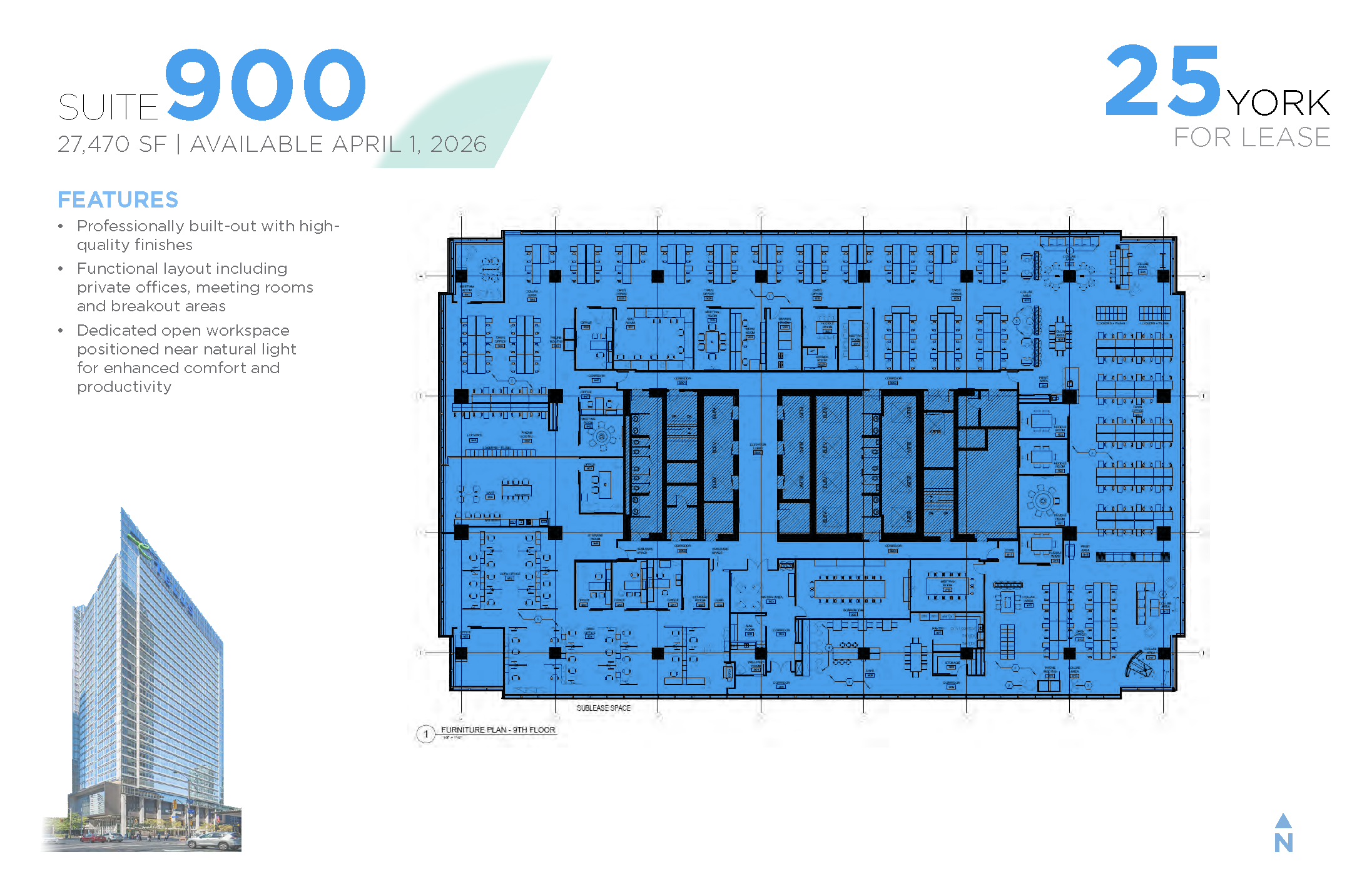 Floorplan thumbnail of Suite 900