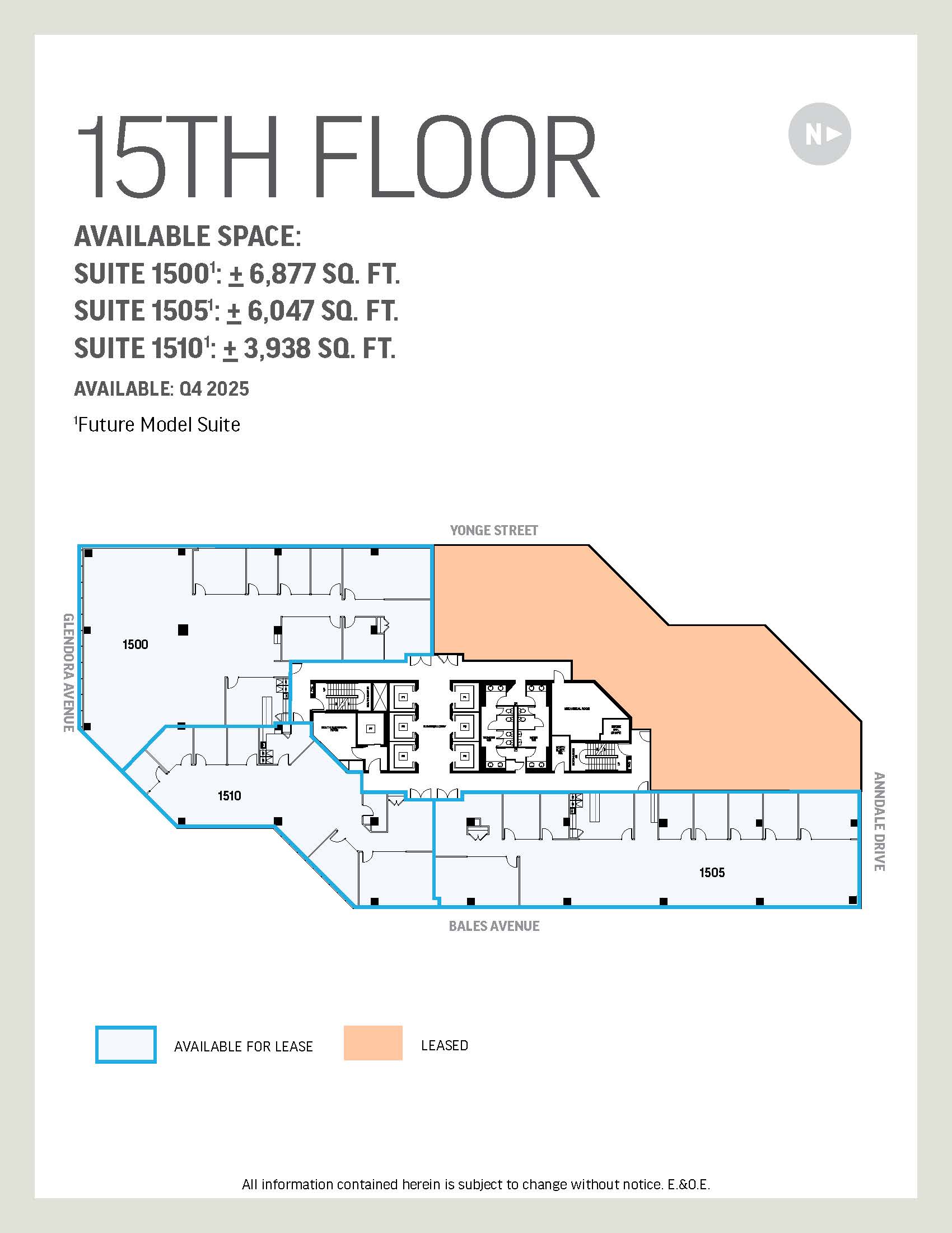 Floorplan thumbnail of 15th Floor