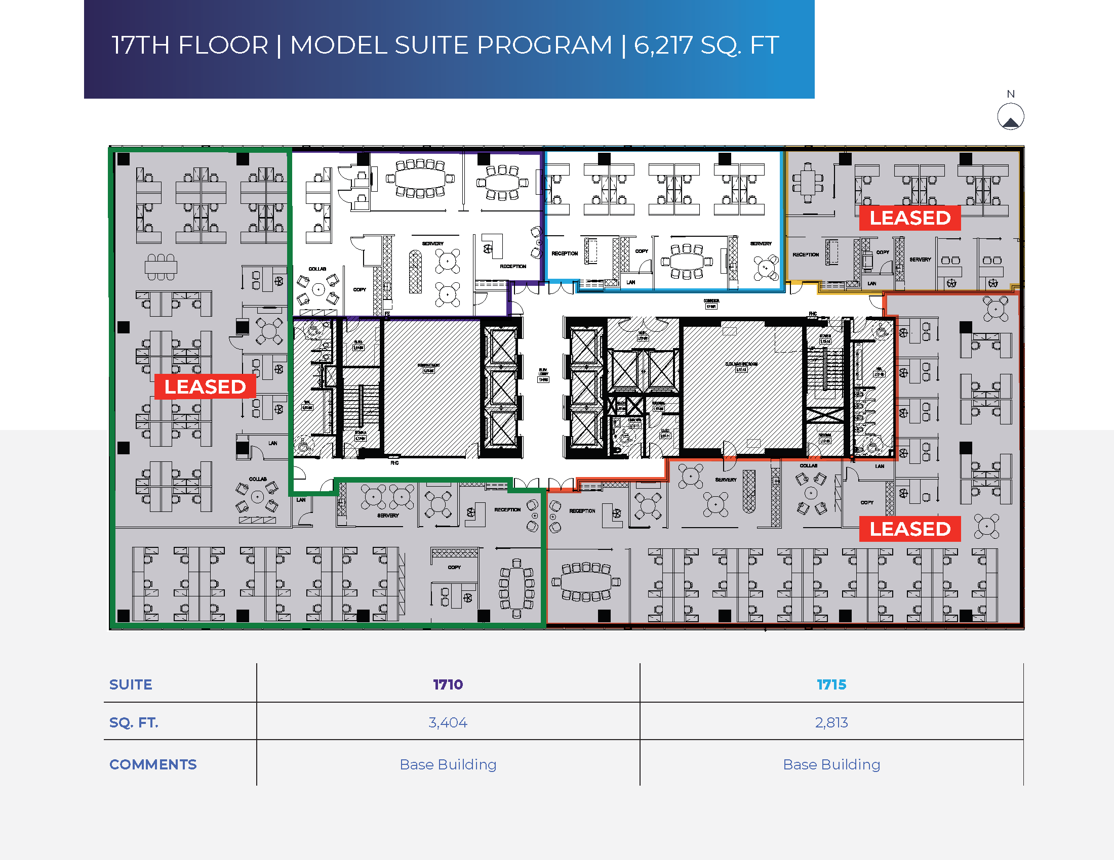 Embedded pinch zoomable floorplan of Floor 17