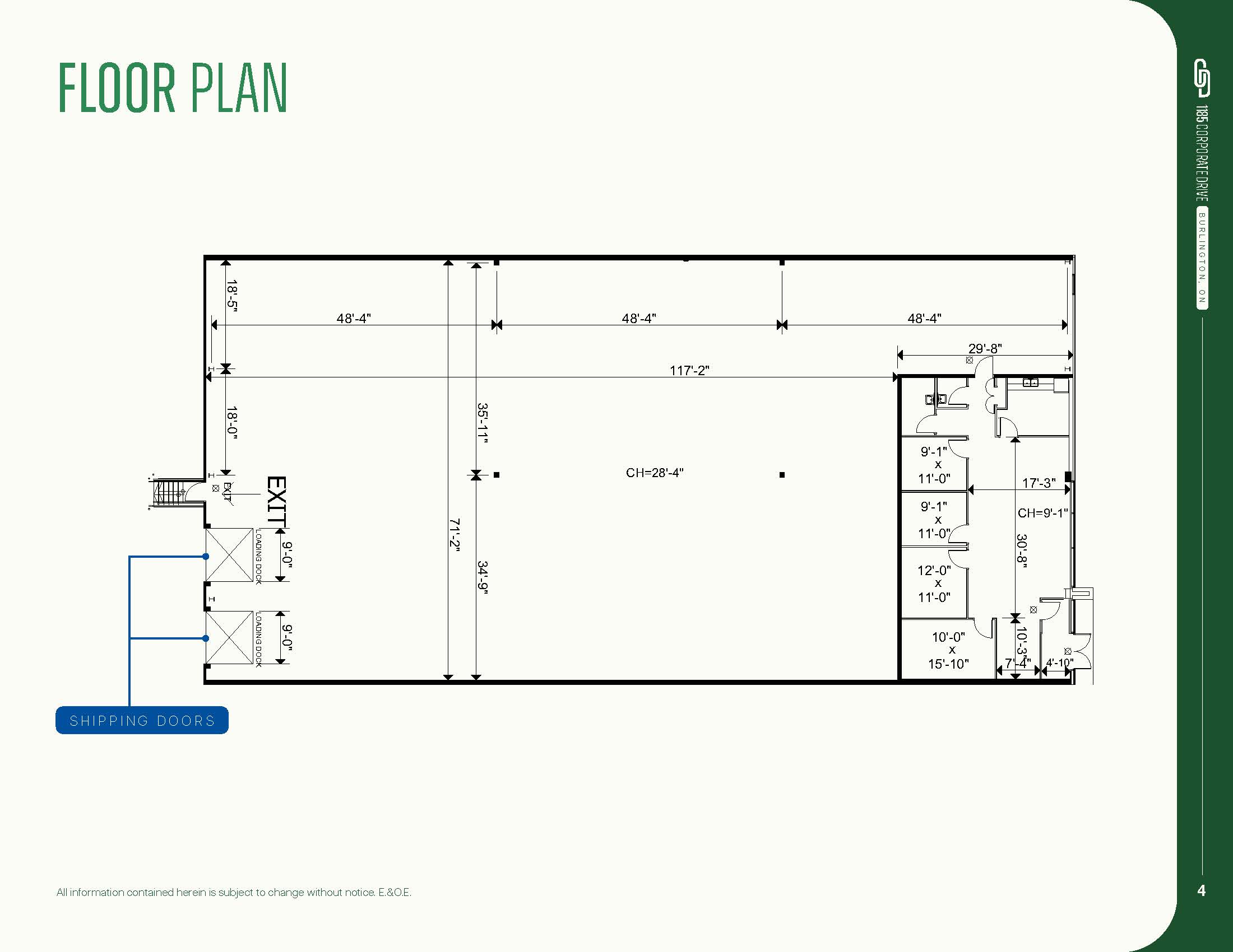 Embedded pinch zoomable floorplan of Unit #2