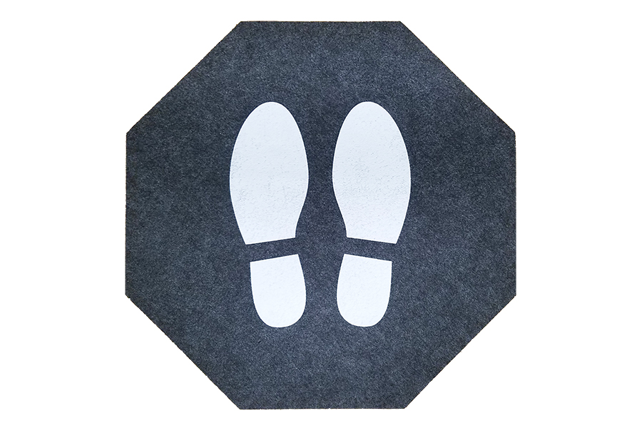 Stick and Stand floor mat